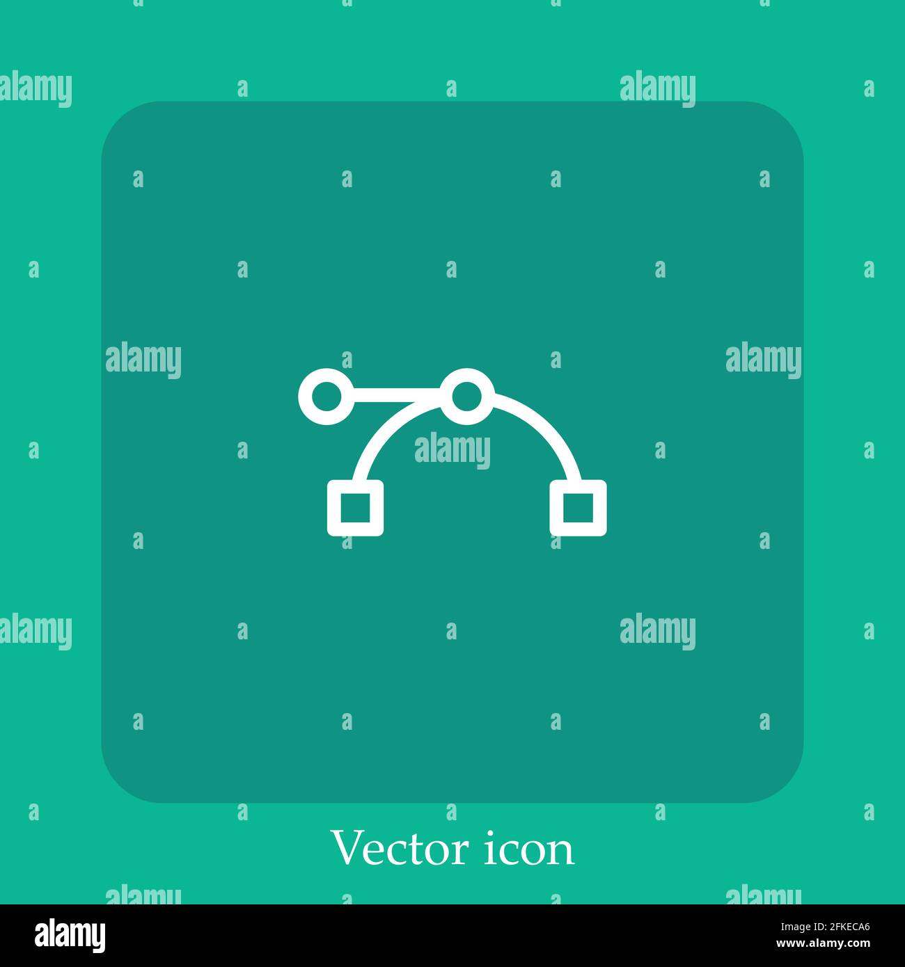 vector vector icon linear icon.Line with Editable stroke Stock Vector ...