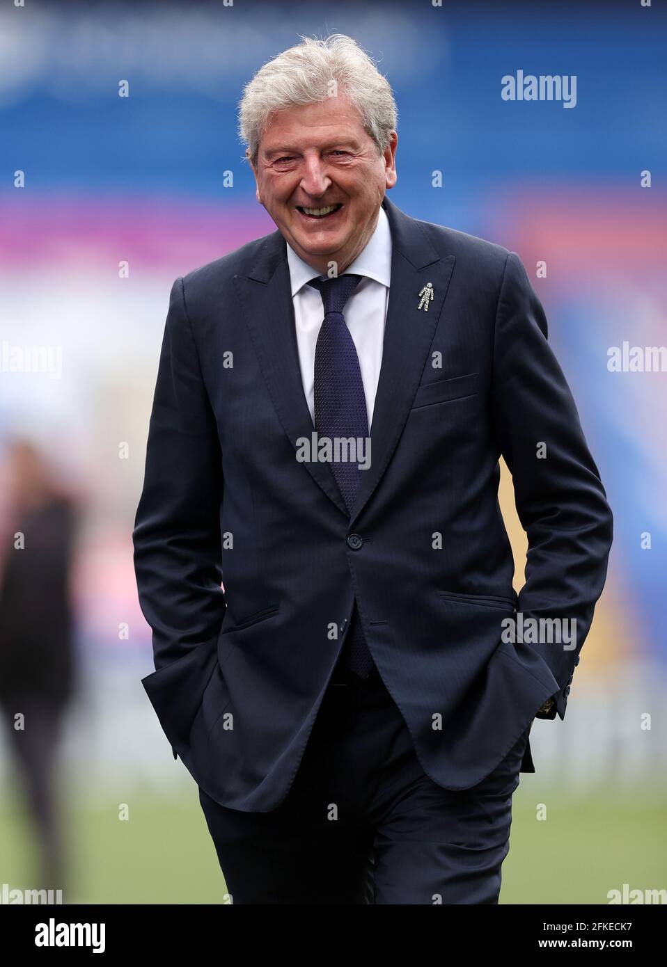 Crystal Palace manager Roy Hodgson before the Premier League match at Selhurst Park, London. Issue date: Saturday May 1, 2021. Stock Photo