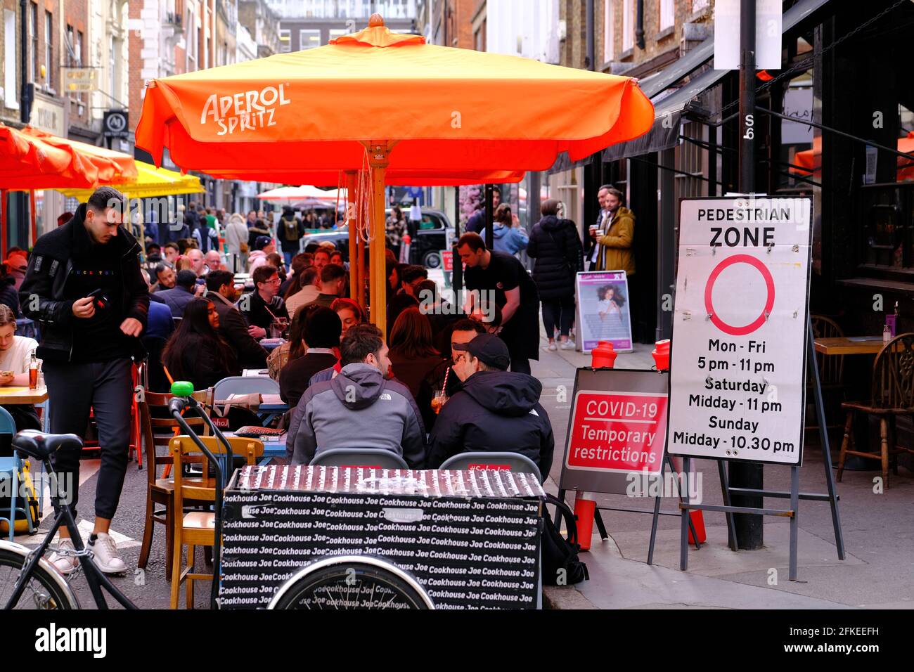 West End bars and restaurants opening up to customers, and diners, post