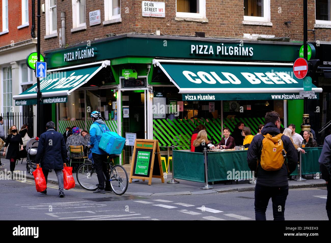 West End bars and restaurants opening up to customers, and diners, post