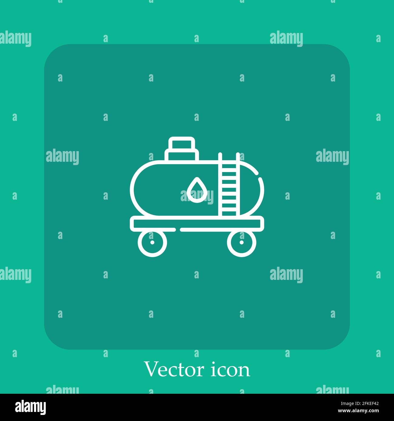 Gas tank of water treatment plant Stock Vector Images - Alamy