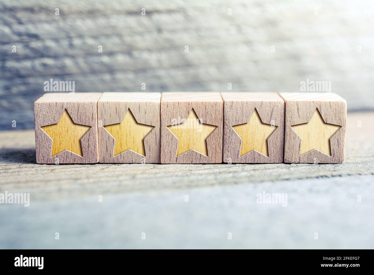 Ranking business five golden stars hi-res stock photography and images ...