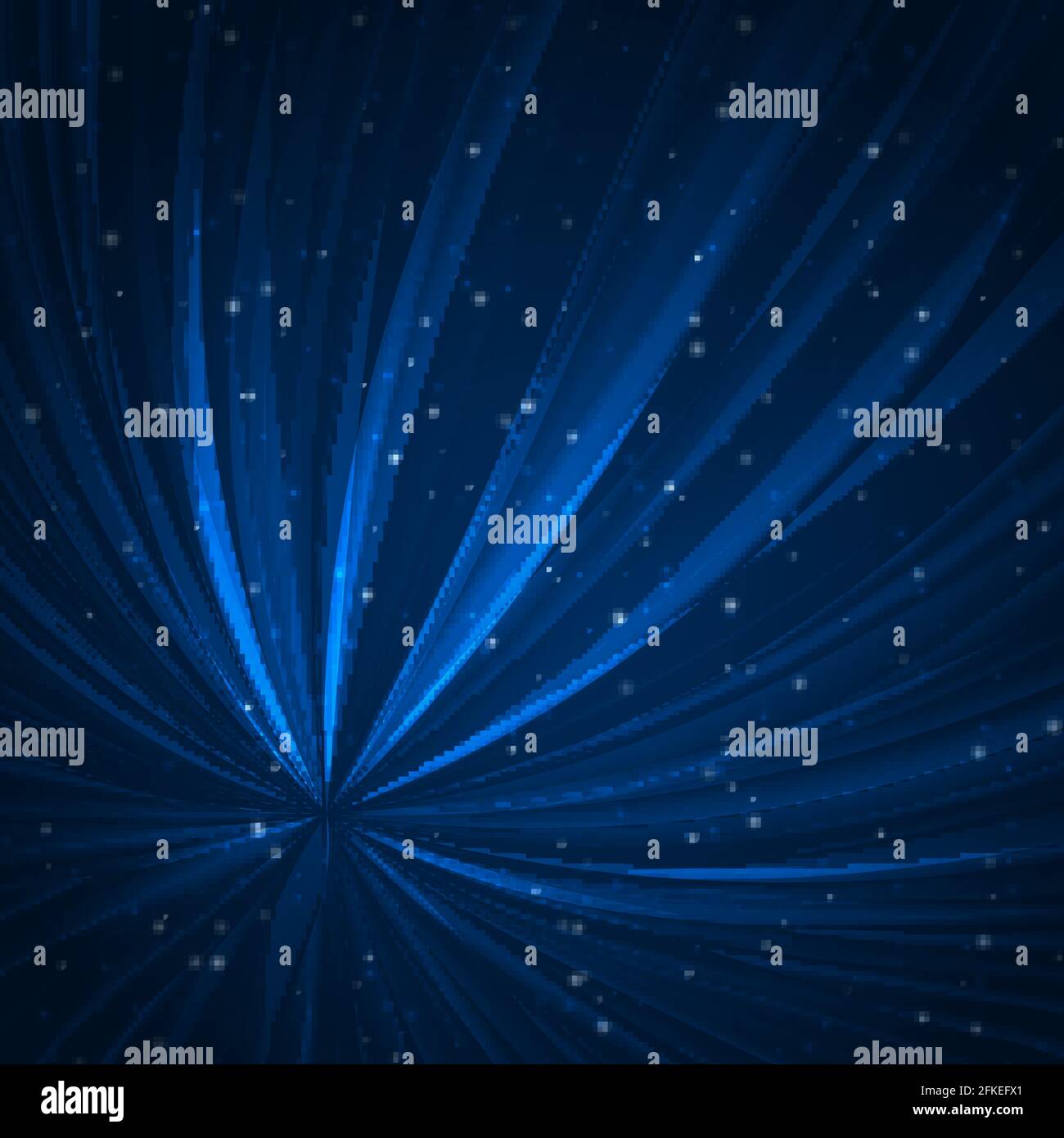Blue waves abstract background. Stock Vector