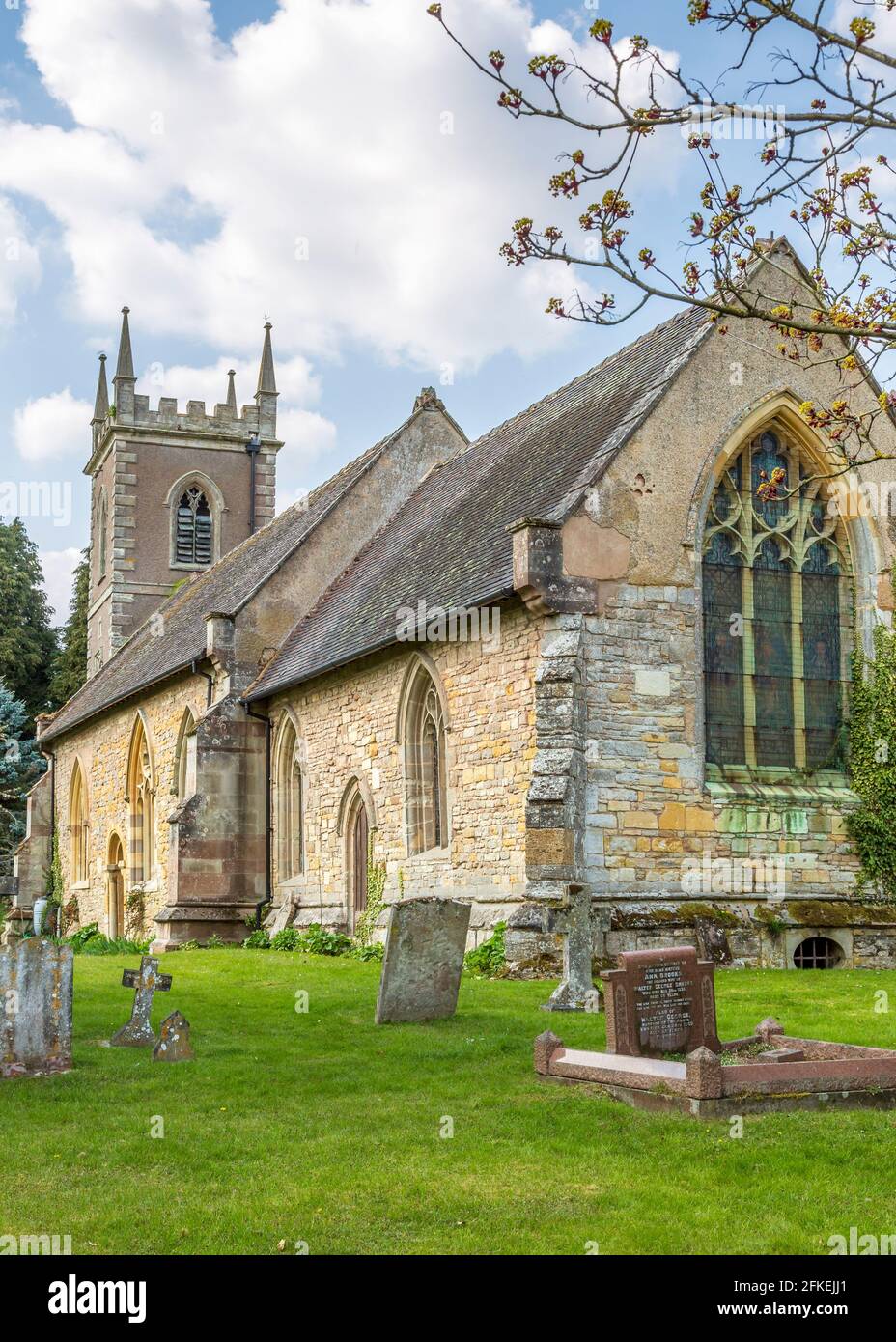 Holy Trinity Church in Arrow, Warwickshire, England Stock Photo