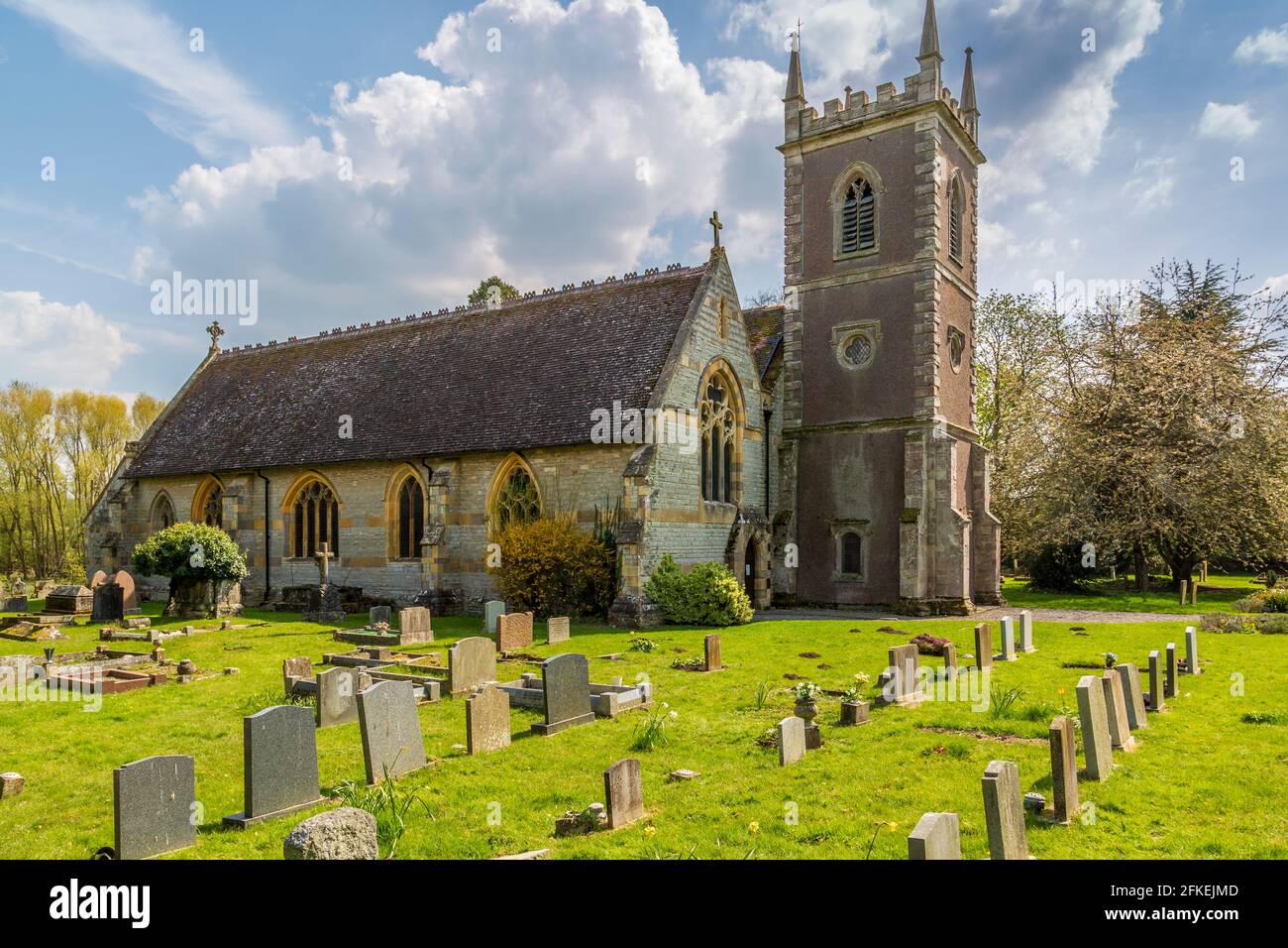 Holy Trinity Church in Arrow, Warwickshire, England Stock Photo