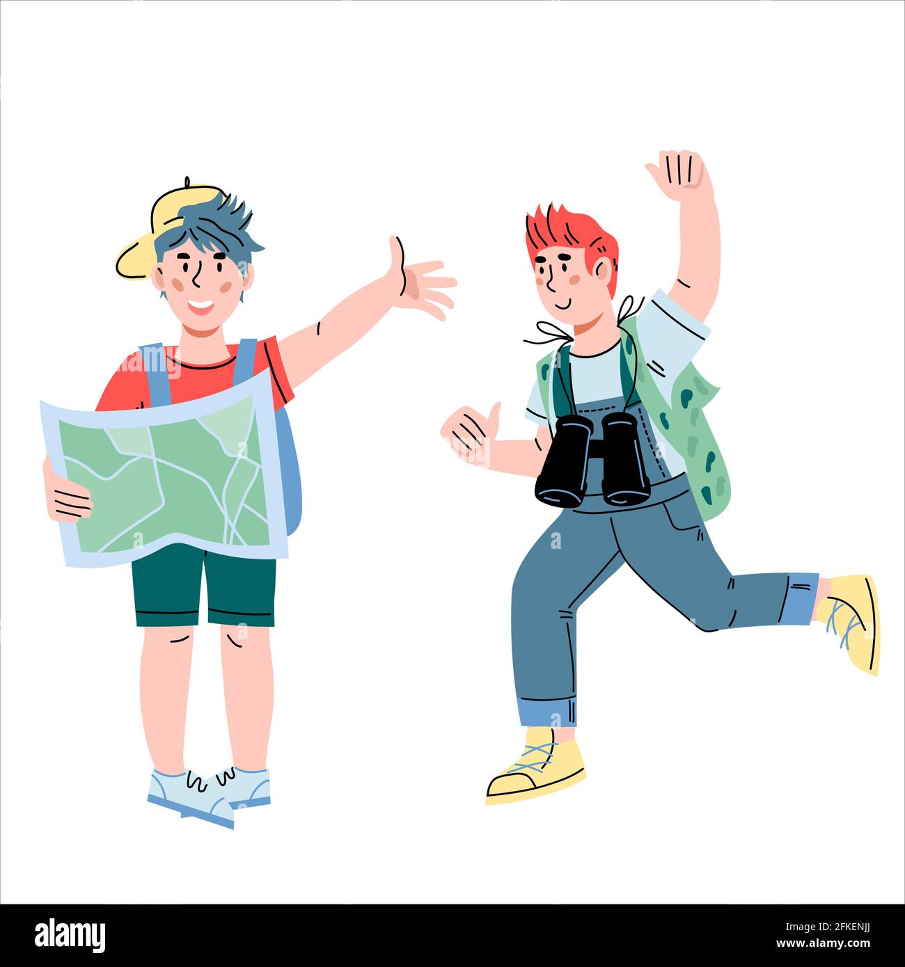 Children Little Explorers And Travelers Ready For Summer Adventure Boy Scouts In Summer Kids Camp Cartoon Vector Illustration Isolated On White Back Stock Vector Image Art Alamy Children Little Explorers And Travelers Ready For Summer Adventure Boy Scouts In Summer Kids Camp Cartoon Vector Illustration Isolated On White Back Stock Vector Image Art Alamy