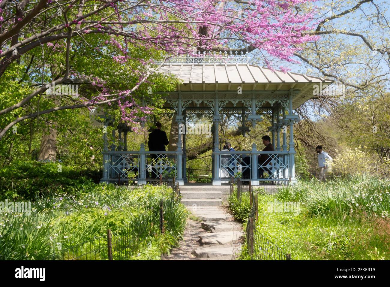 Ladies Pavilion, The Hernshead, Central Park, NYC Stock Photo Alamy