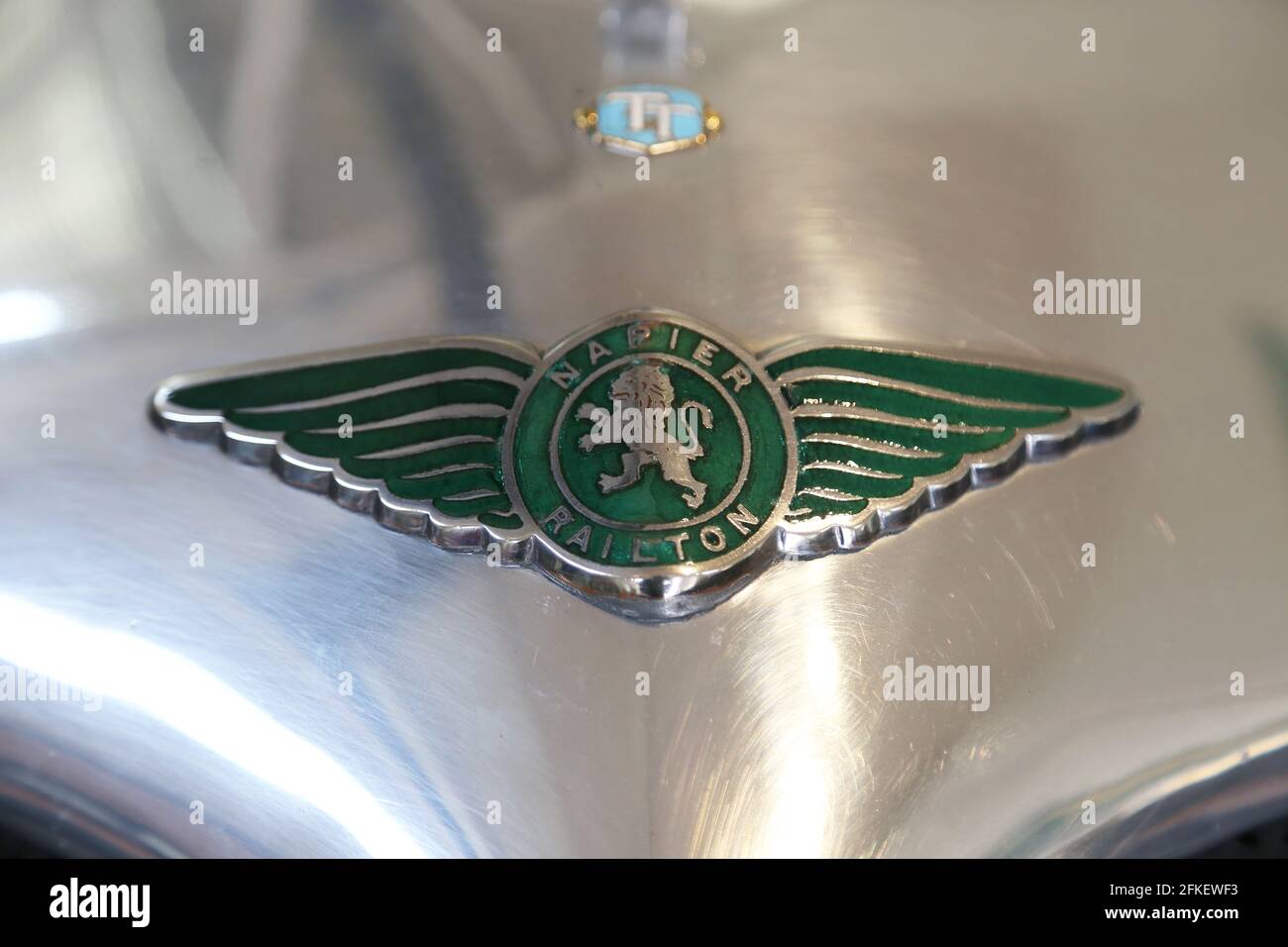 badge, NapierRailton lap record car. ERA Shed, Brooklands