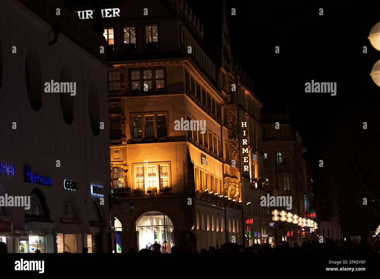 Munich, Bavaria, Federal Republic of Germany nightscapes Stock Photo