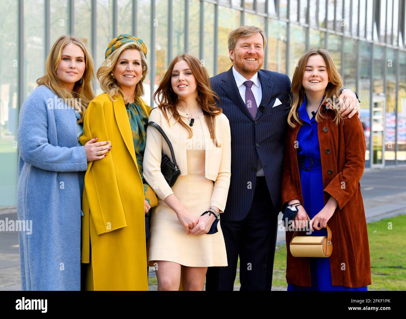 Queen Maxima, Princess Amalia, Princess Alexia, Princess Ariane and ...