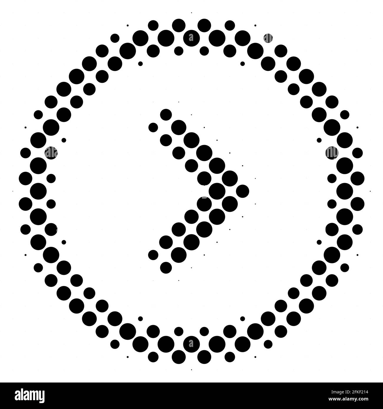Halftone arrow icon and symbol – Stock vector illustration, Clip-art ...