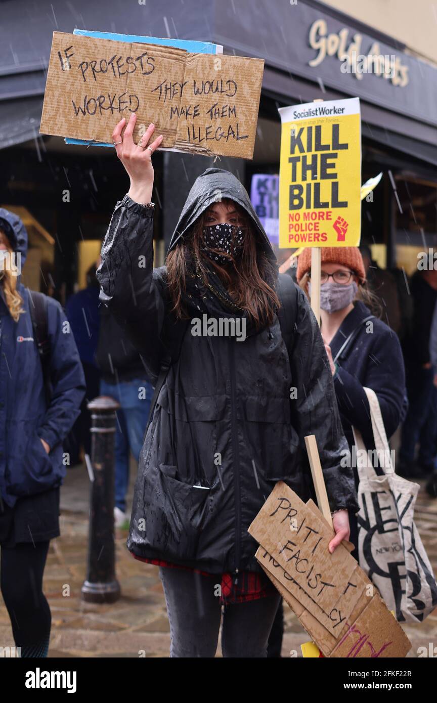 Chichester kill the police protest hires stock photography and images