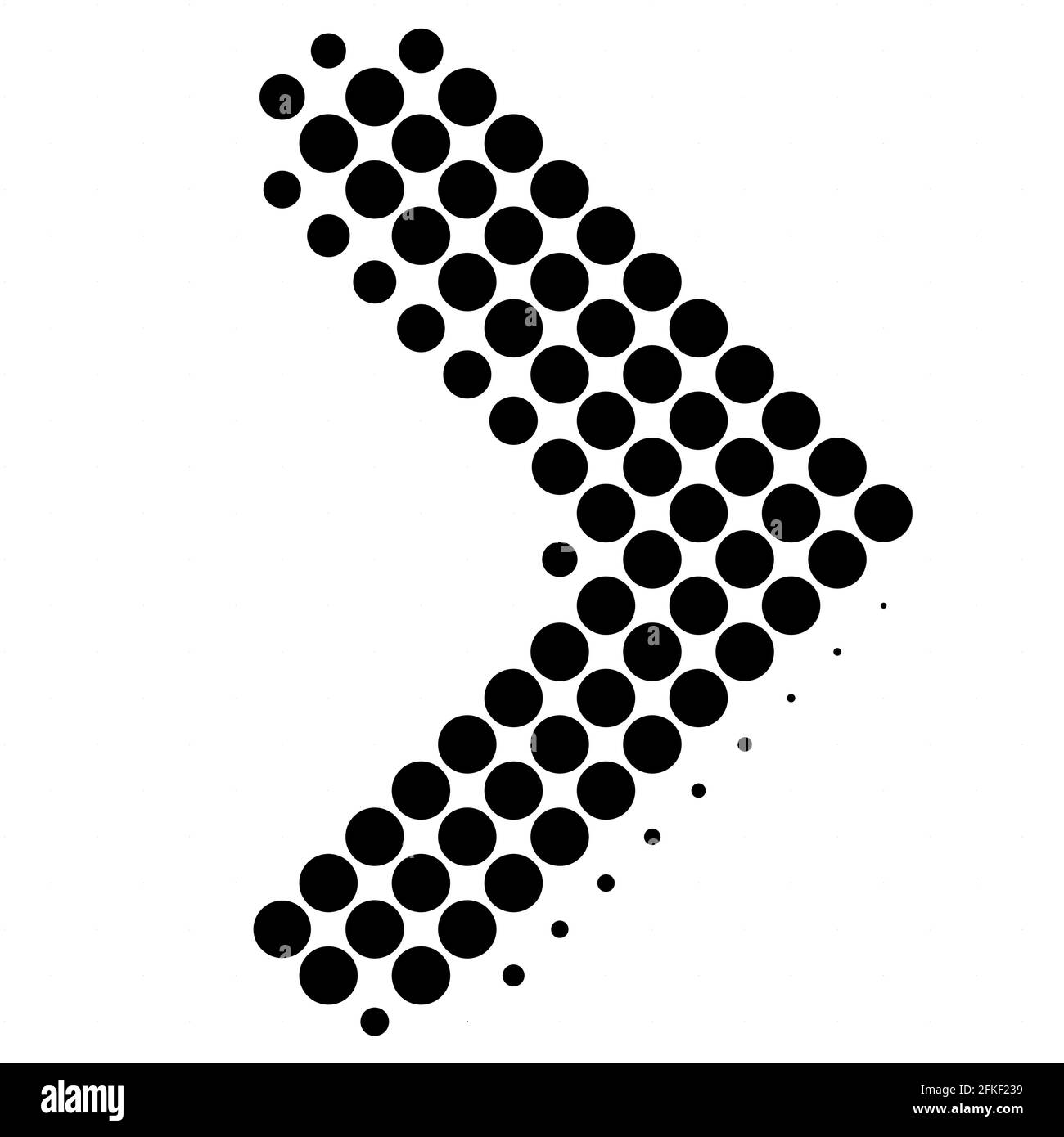 Halftone arrow icon and symbol – Stock vector illustration, Clip-art ...