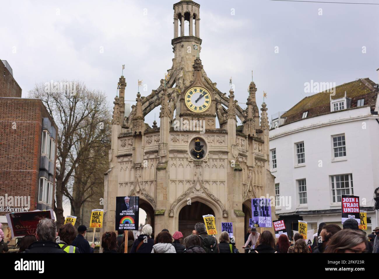 Chichester kill the police protest hires stock photography and images