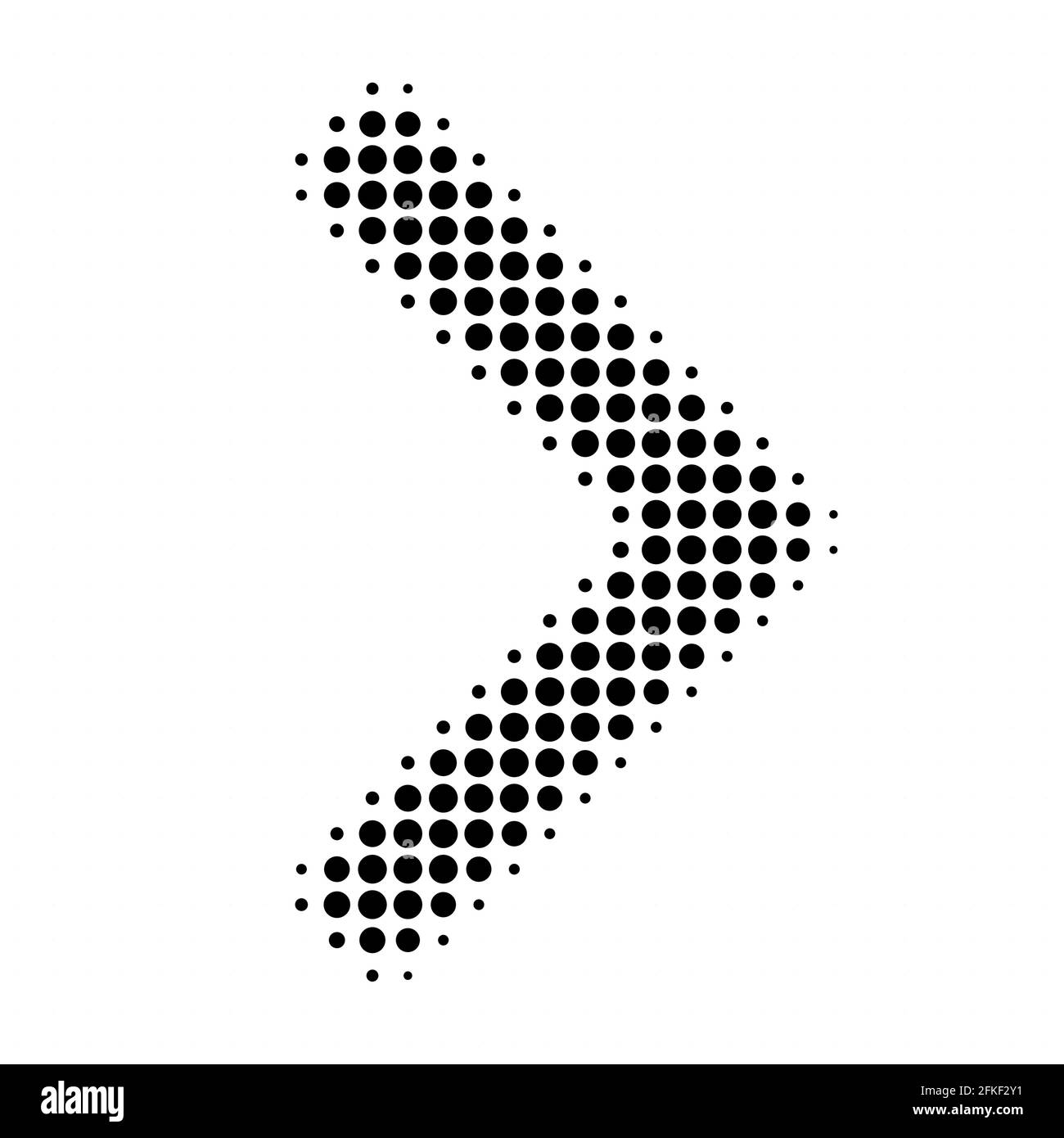 Halftone arrow icon and symbol – Stock vector illustration, Clip-art ...