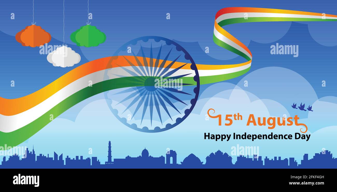 Happy independence day india hi-res stock photography and images