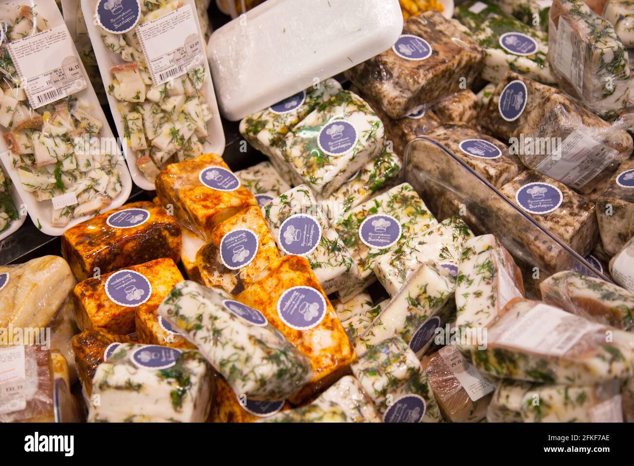 Sausages in a supermarket hires stock photography and images Alamy