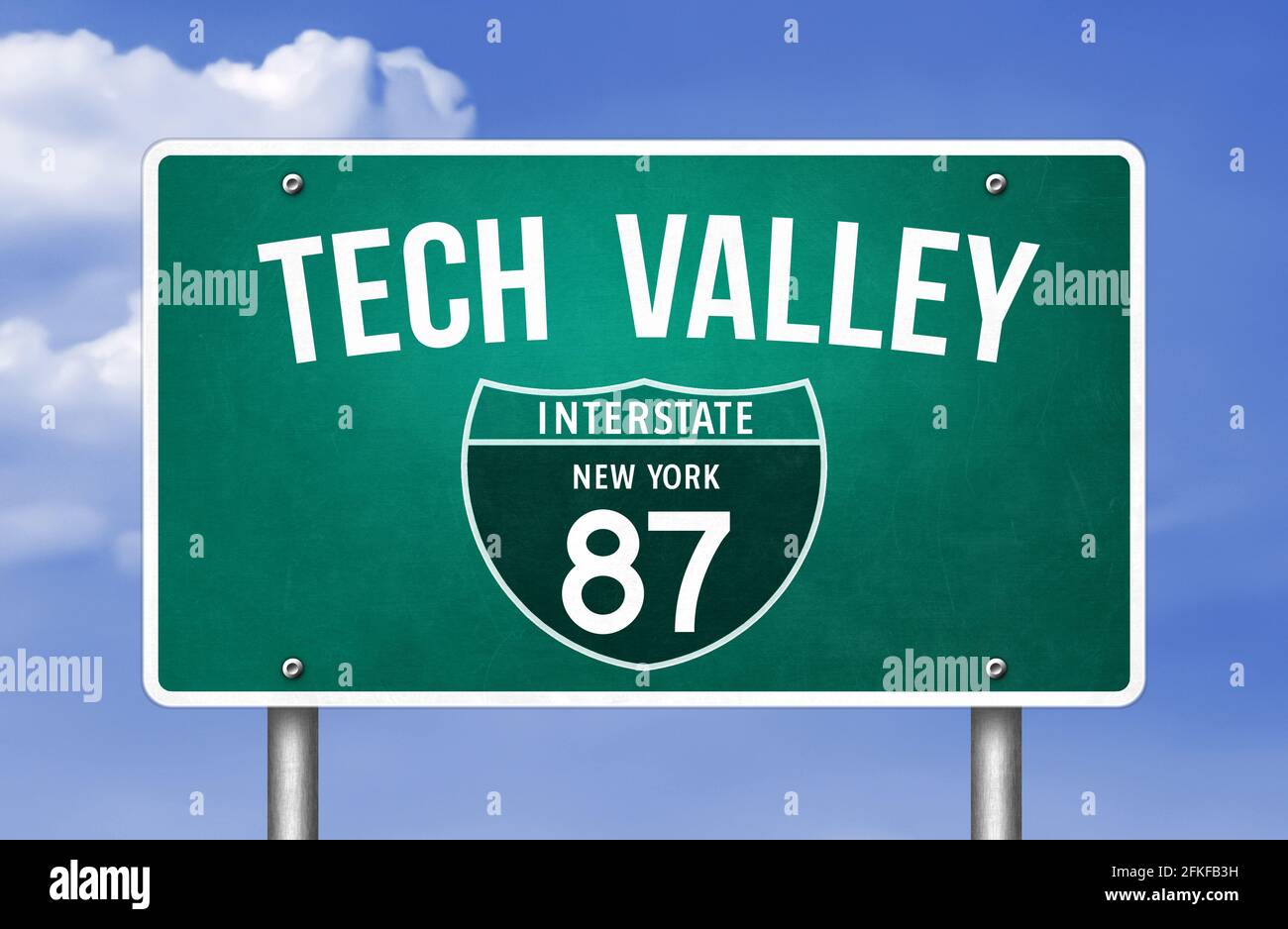 Tech Valley in New York Stock Photo