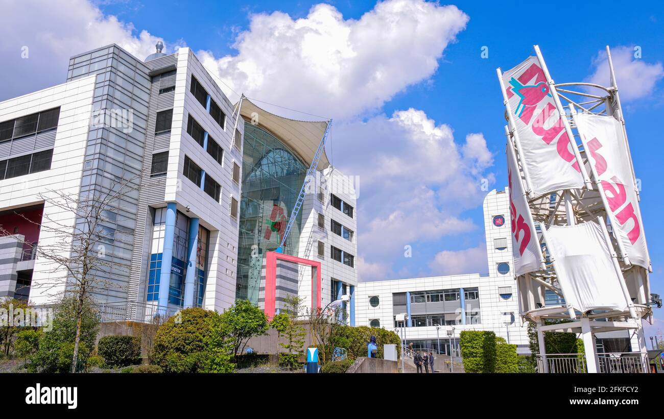 Auchan shopping mall financial district hi-res stock photography and ...