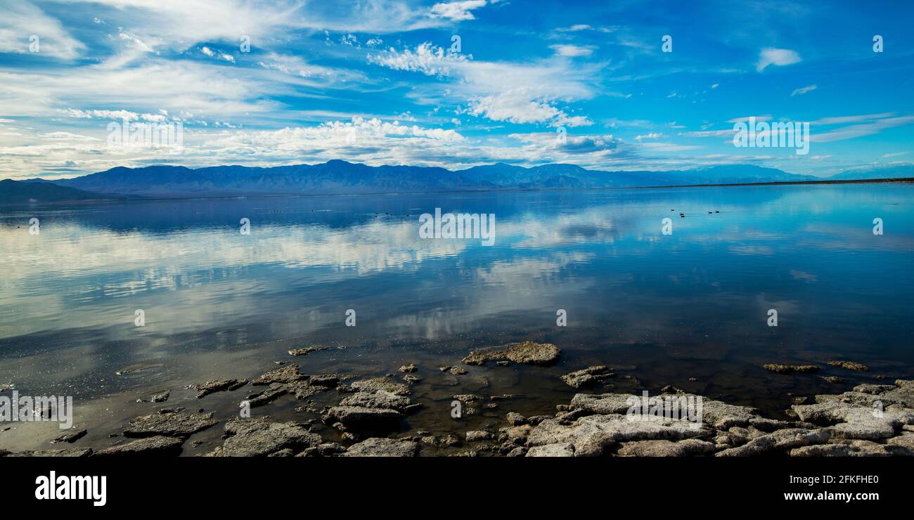 Salton Sea one of the world's largest inland seas and lowest spots on