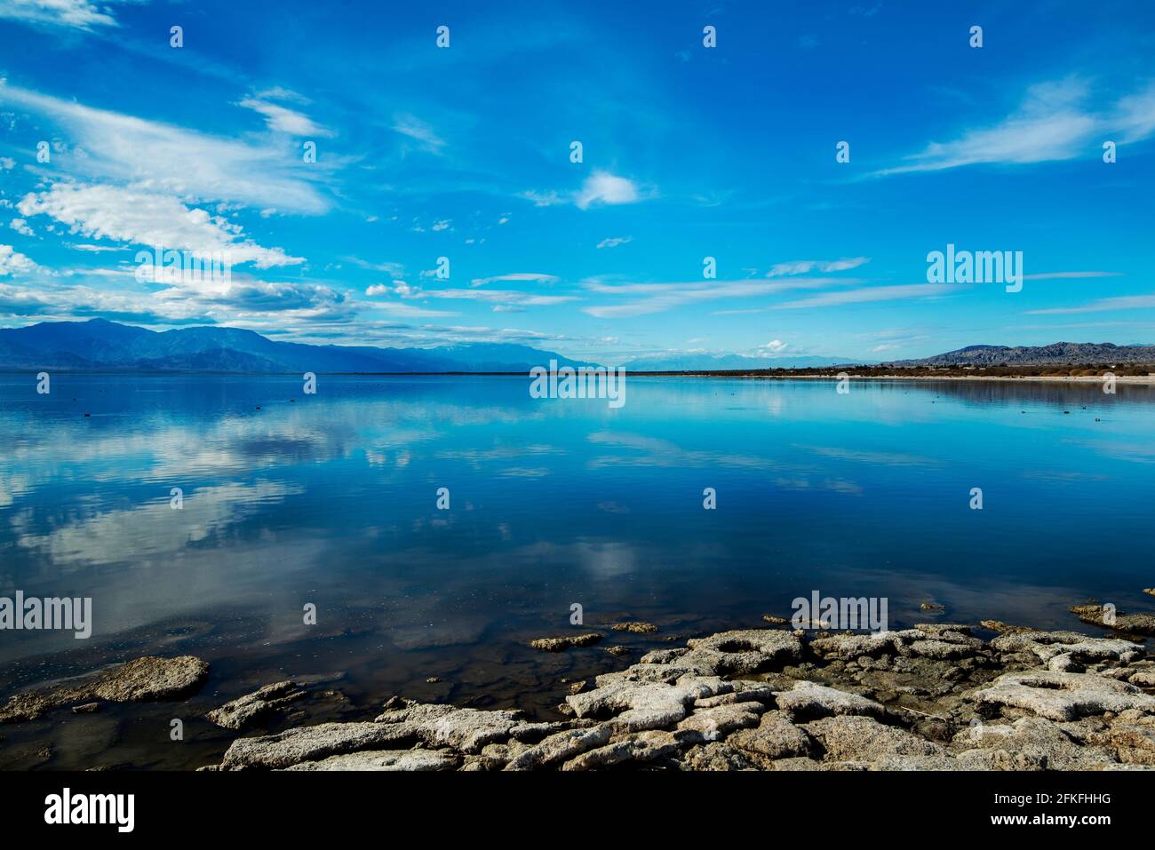 Salton Sea one of the world's largest inland seas and lowest spots on