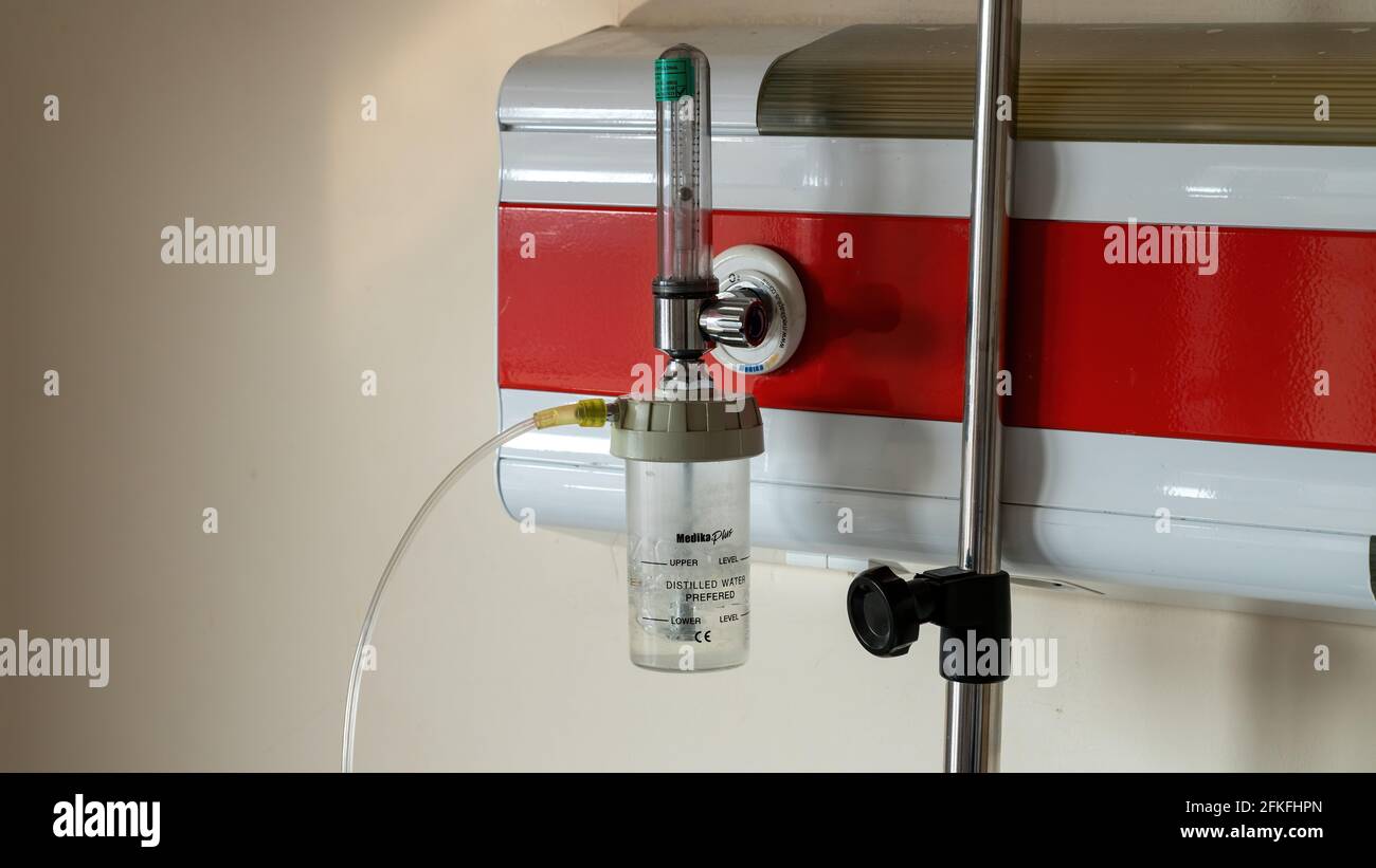 Réservoir D'oxygène Médical Photo stock - Image du régulateur, pression:  9558304