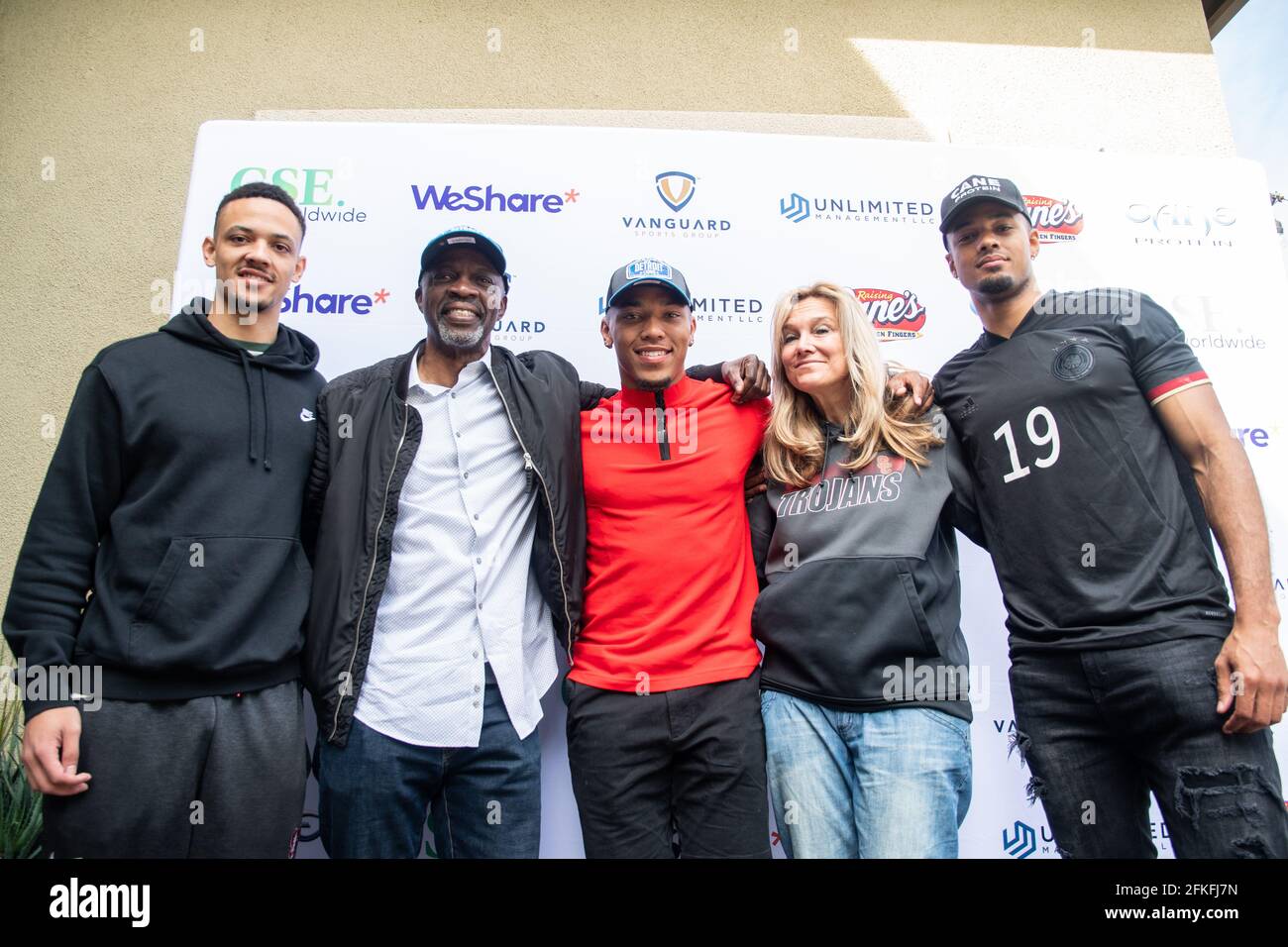 Lake Forest, USA. 01st May, 2021. Football player AmonRa St. Brown (M