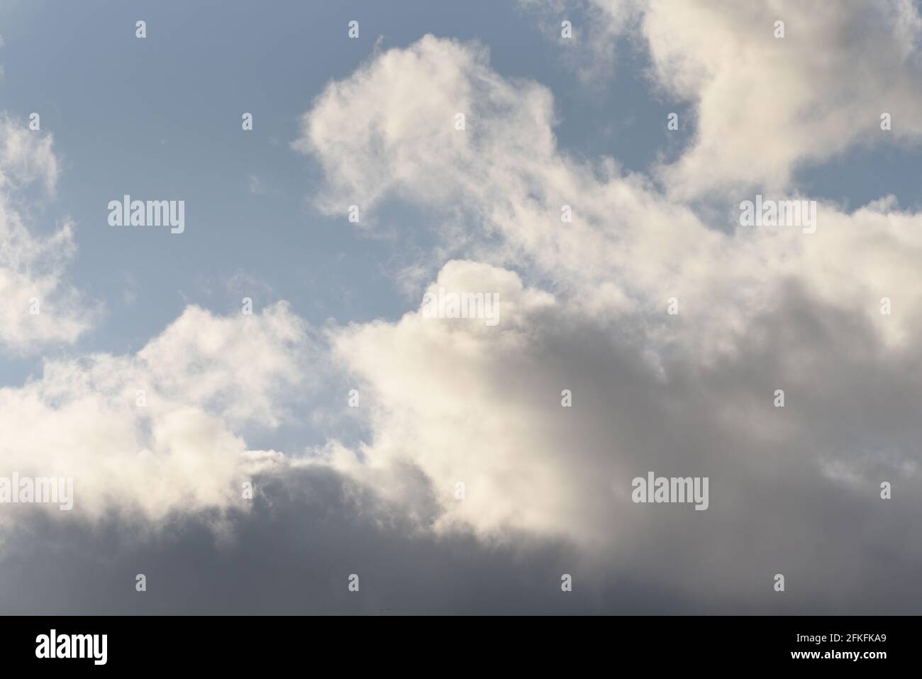 White clouds in the blue sky during daytime Stock Photo - Alamy