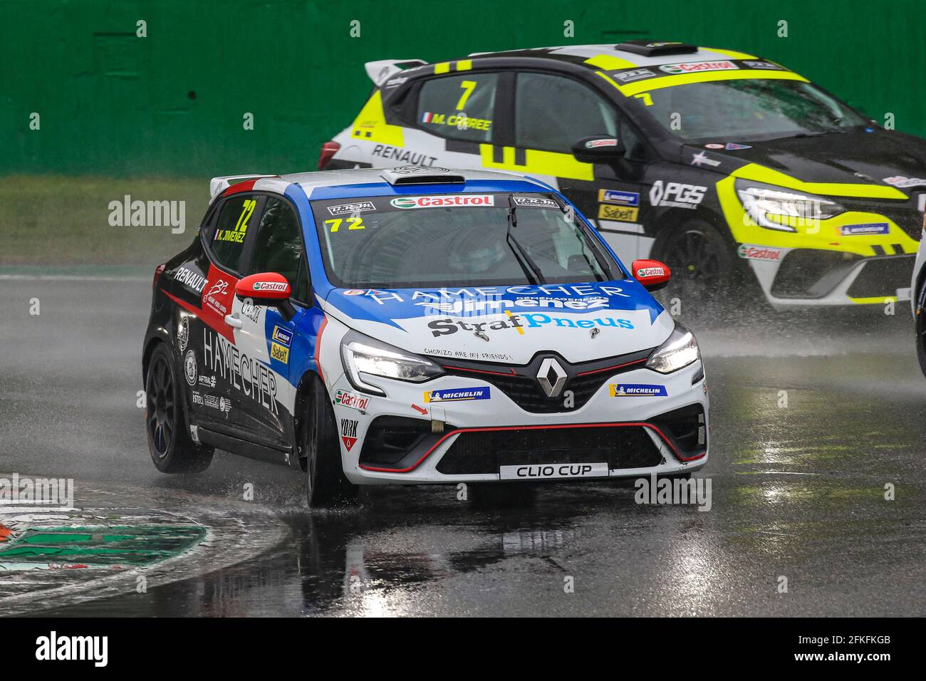 72 JIMENEZ Kevin (FRA), GPA RACING, RENAULT CLIO CUP EUROPE, action during  the 2nd round of the Clio Cup Europe 2021, from April 30 to May 2, 2021 on  the Autodromo Nazionale