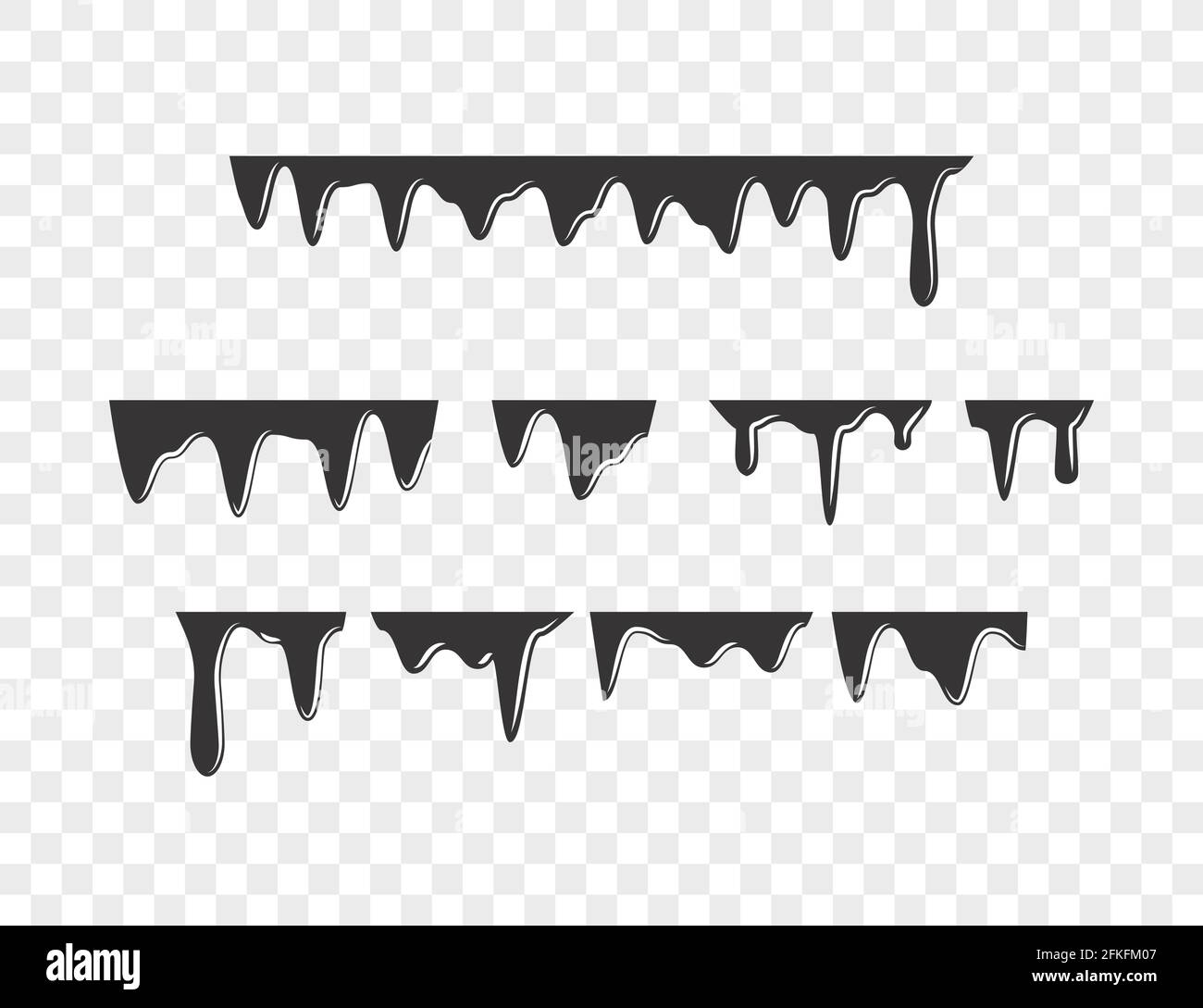 liquid dripping, paint, oil, background. Vector illustration Stock