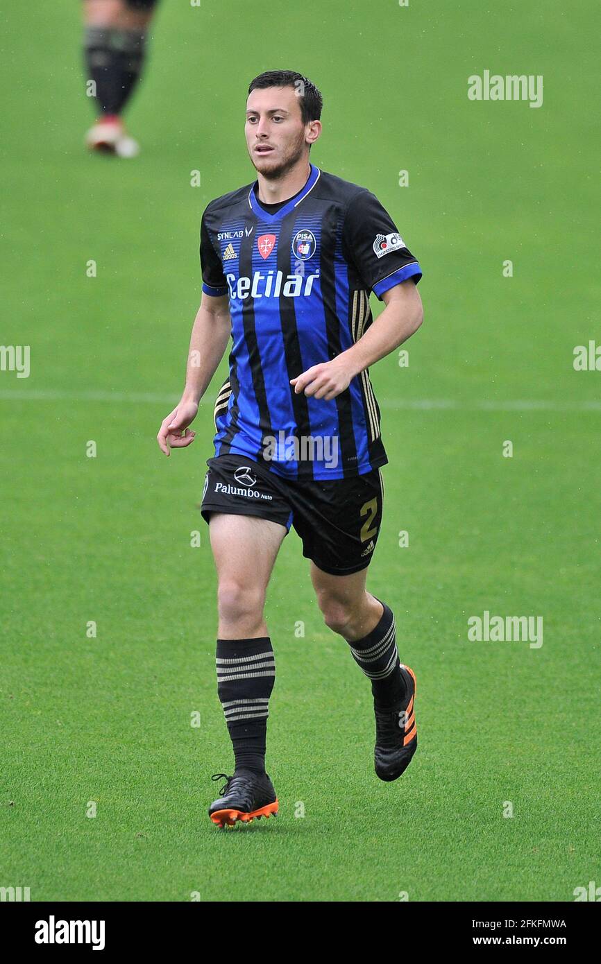 Frosinone, Italy. 01st May, 2021. Samuele Birindelli player of Pisa, during  the match of the Italian Serie B championship between Frosinone vs Pisa,  final result 3-1, match played at the Benito Stirpe