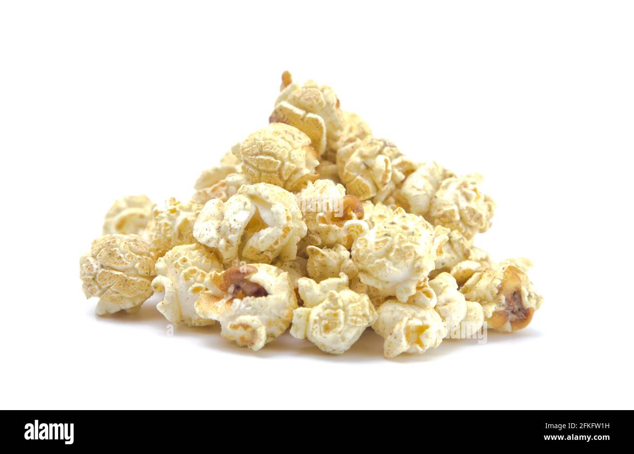 Jalapeno Flavored Cheese Popcorn on a White Background Stock Photo Alamy