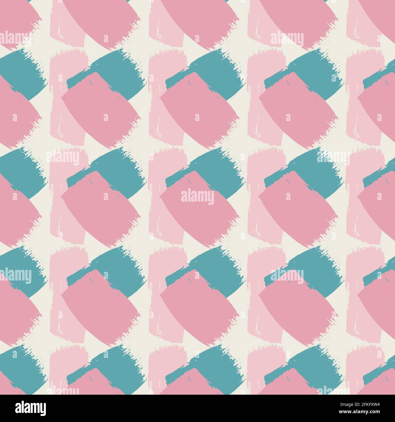 Hand painted brush strokes seamless pattern in pastel color palette ...