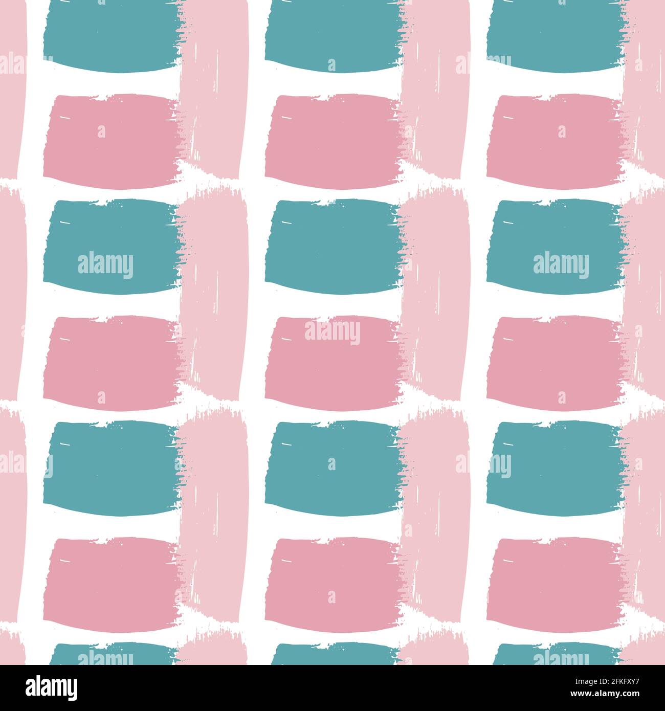 Hand painted brush strokes seamless pattern in pastel color palette ...