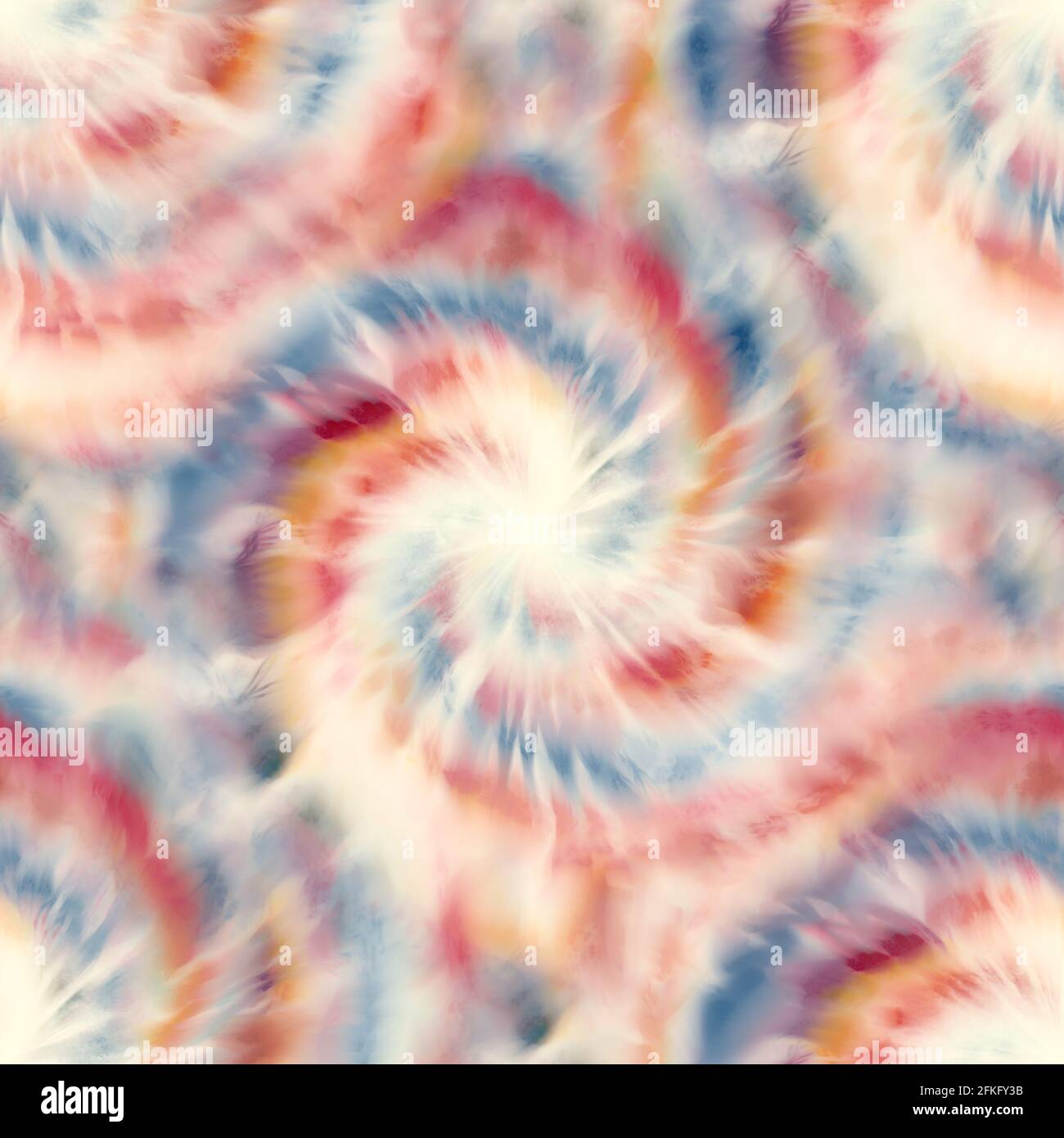 Seamless spiral tie dye pattern for surface design print Stock Photo ...