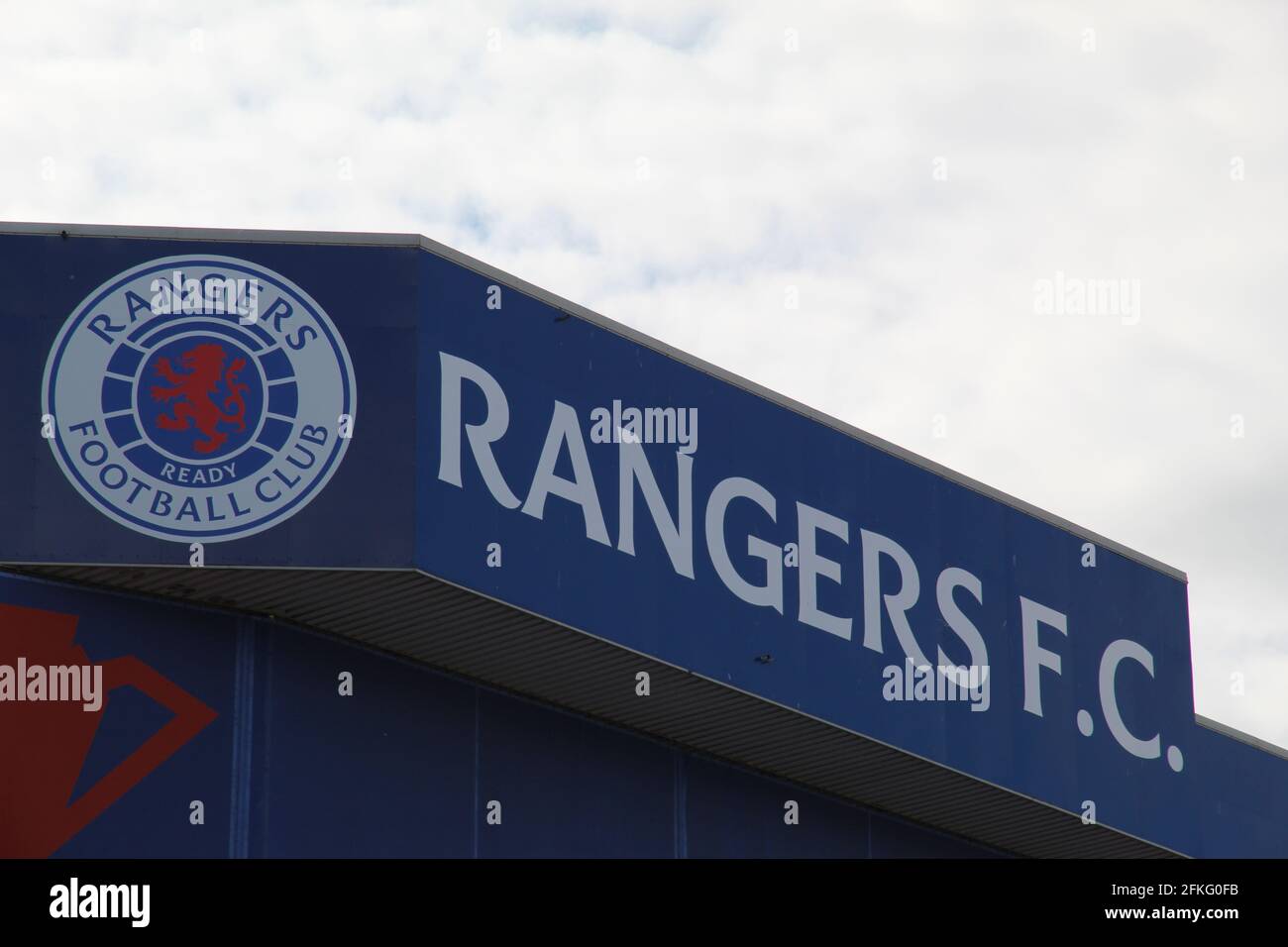 Glasgow Rangers F.C. Ibrox Stadium Stock Photo