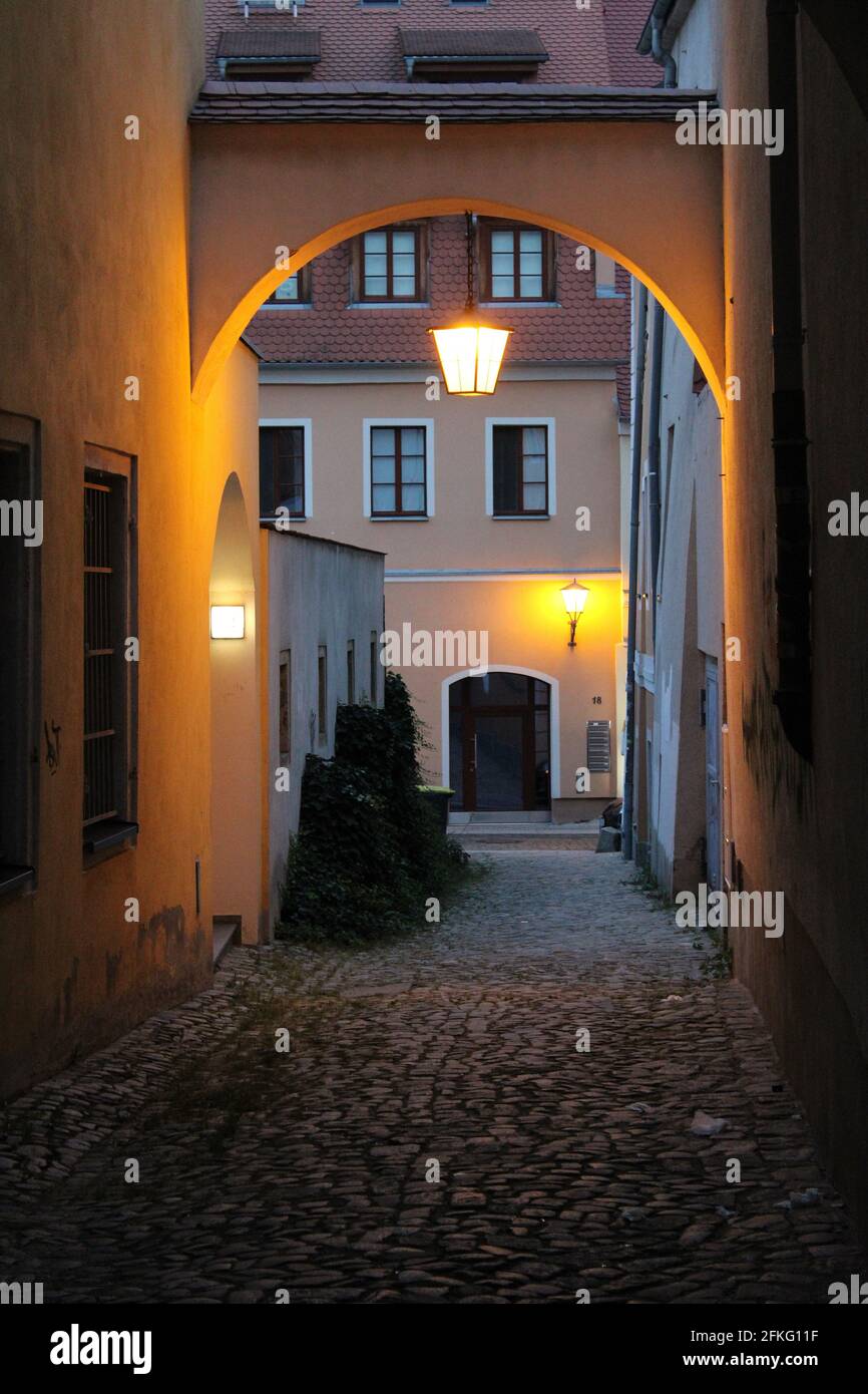 Bautzen, Budysin, eine sorbische Stadt in der Oberlausitz, Sachsen Stock Photo