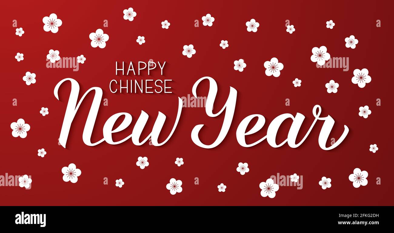 happy chinese new year in writing