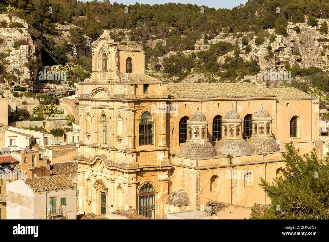 Architectural Sights of Saint Mary Church (Chiesa Santa Maria la Nova -  Santuario Maria Ss. della Pieta) in Scicli, Province of Ragusa, Sicily -  Italy Stock Photo - Alamy