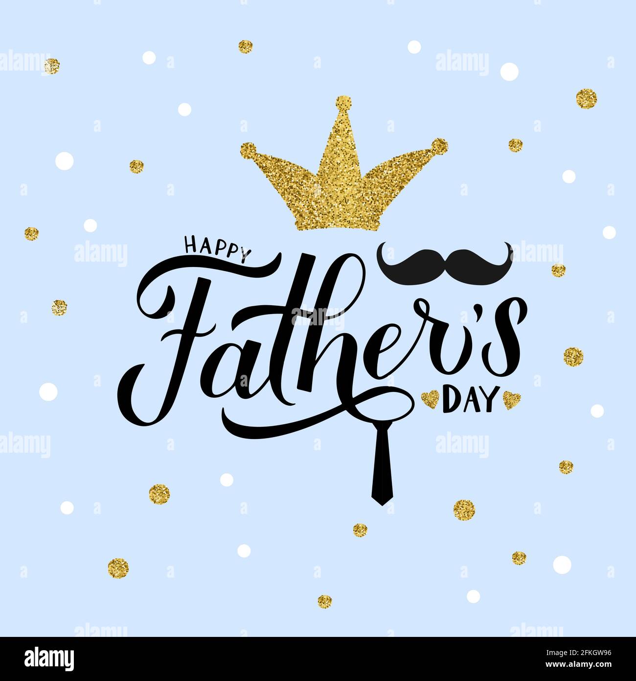 Happy fathers day banner gold hi-res stock photography and images - Alamy