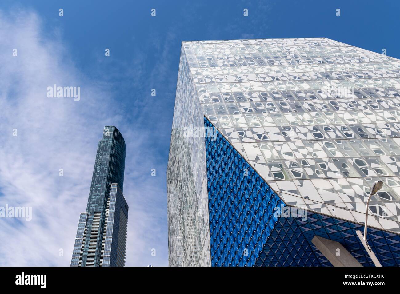 Modern architecture of the Ryerson University Student Centre and the