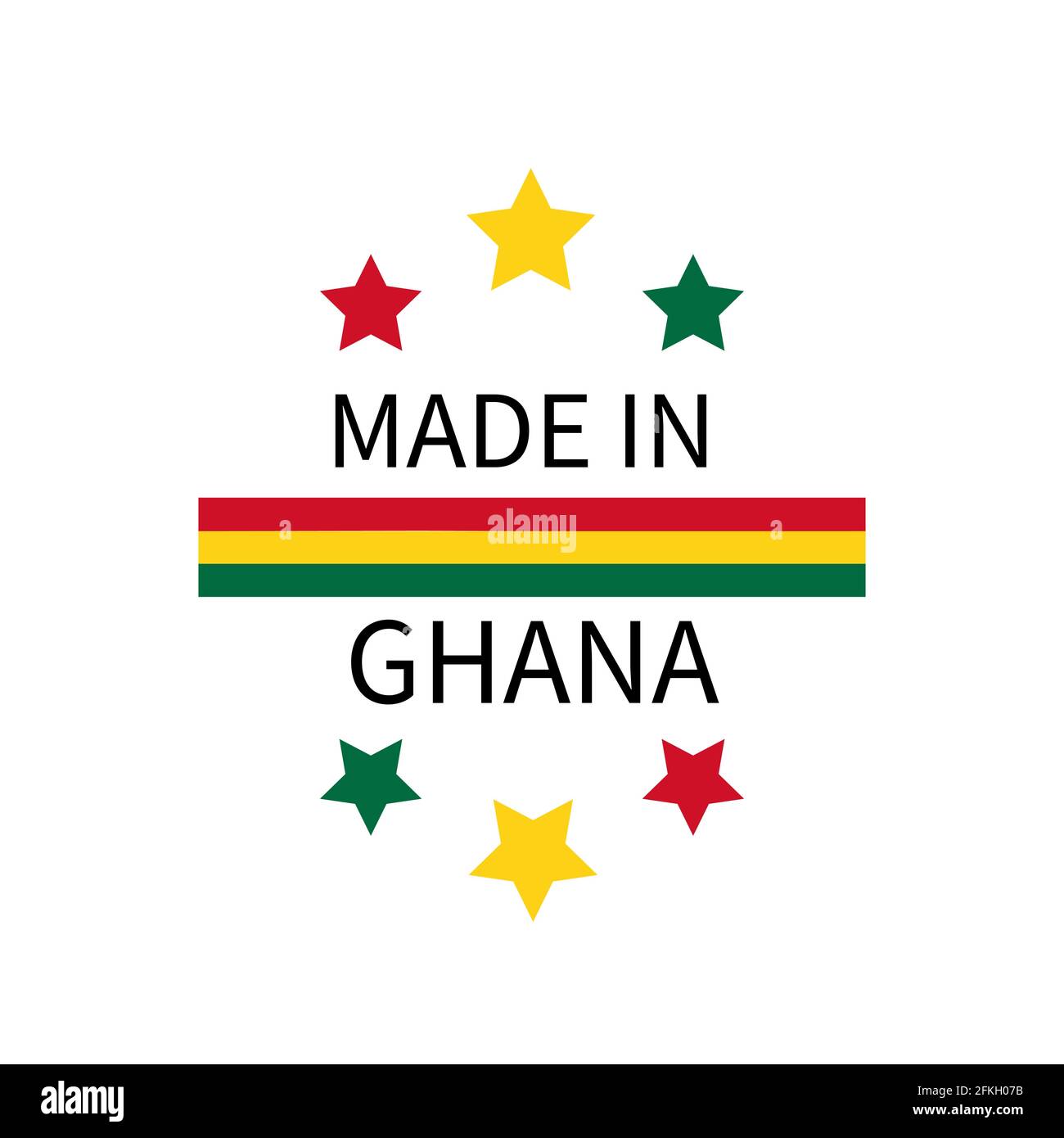 Made in ghana vector vectors hires stock photography and images Alamy