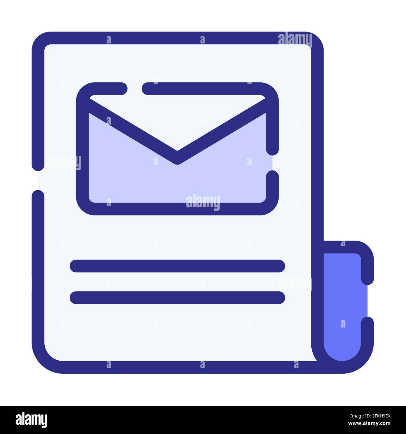 newsletter publication newspaper bulletin single isolated icon with ...