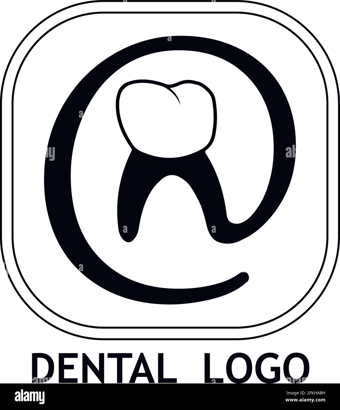 dental logo Stock Vector