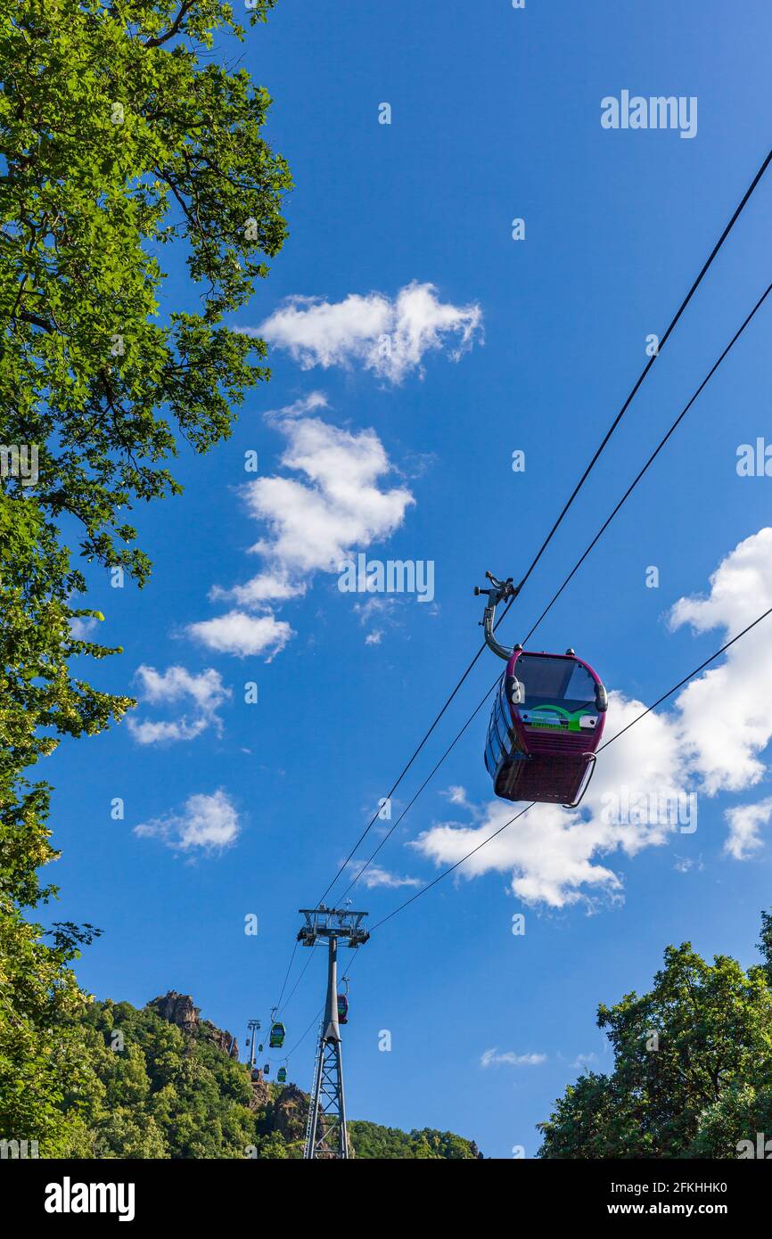 Bodetal Harz Seilbahn Stock Photo - Alamy
