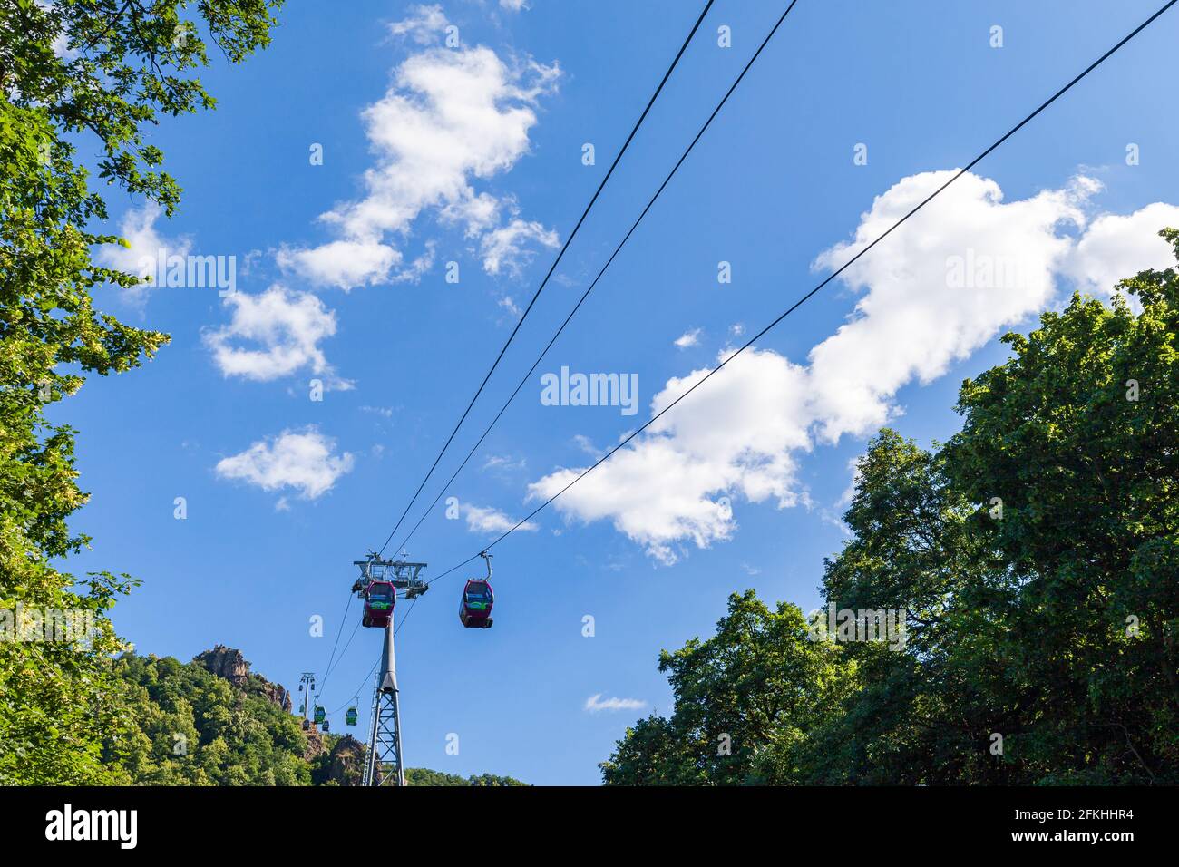 Bodetal Harz Seilbahn Stock Photo - Alamy