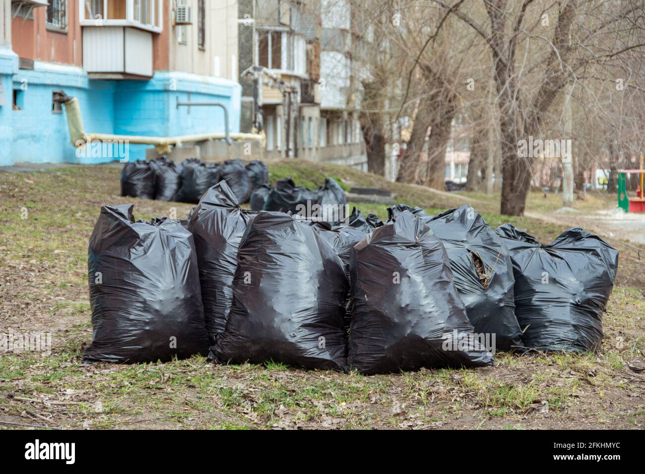 Plastic Trash Bag Caught Tree Stock Photo 1007497321