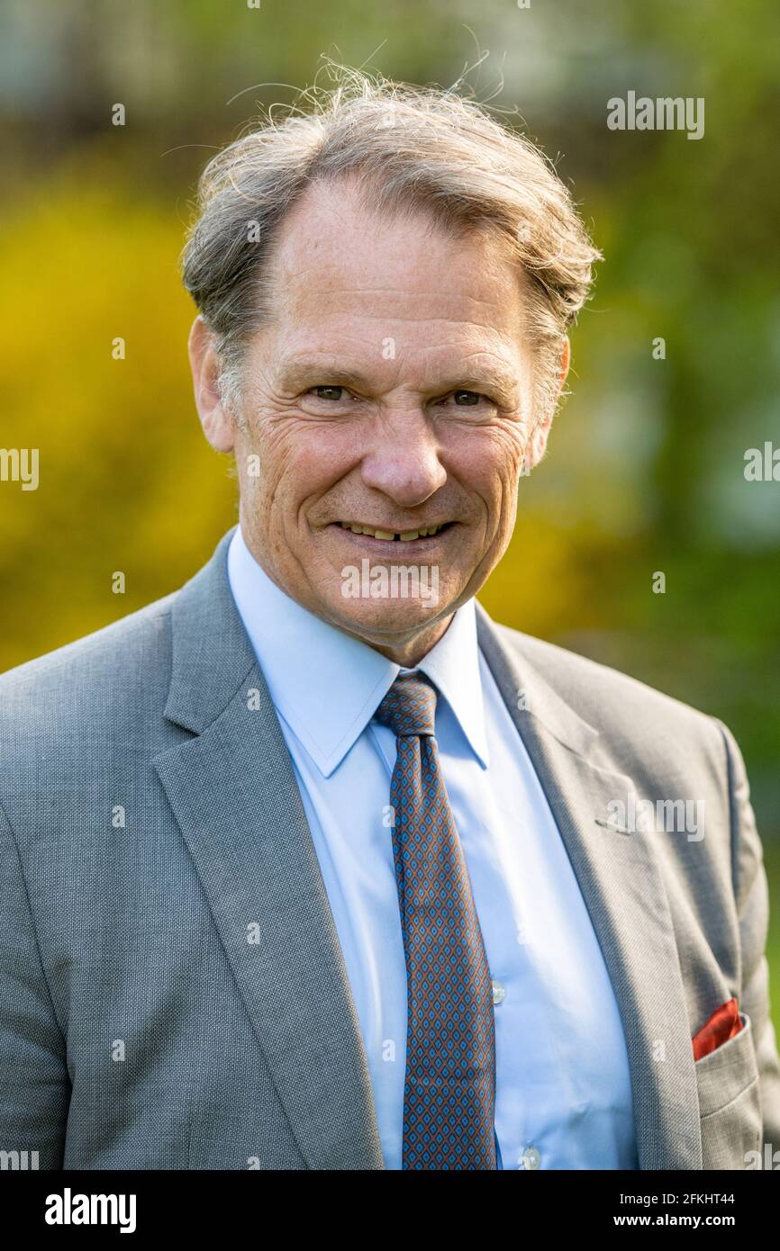 30 April 2021, Bavaria, Bad Füssing: Johannes Zwick, Chairman of the Supervisory Board of the Johannesbad Group. Photo: Armin Weigel/dpa Stock Photo