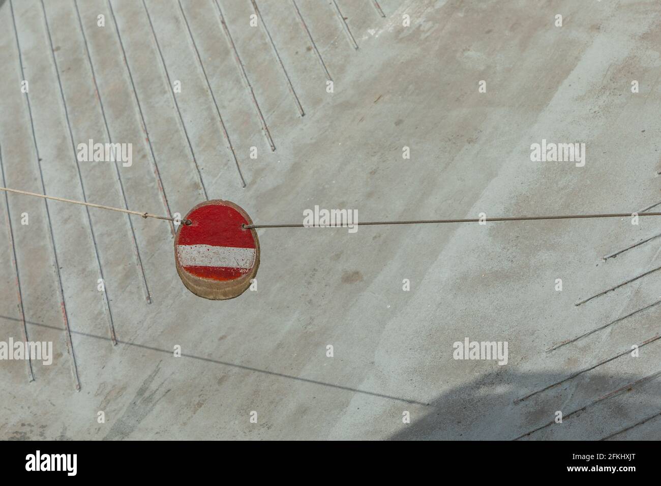 Red Enttry Sign Red entry forbidden road or street sign with, road in the background ...