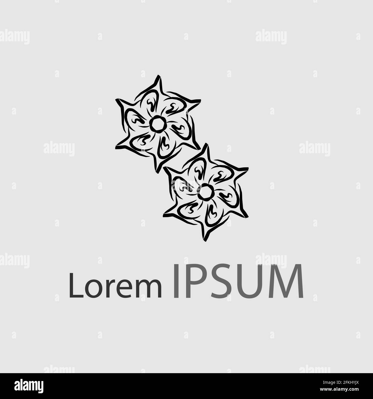 Cool Abstract Spiral Logo Design Vector Art EPS10 Stock Vector
